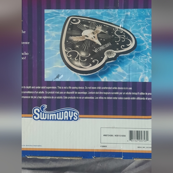 Swimways Wednesday Oversized Pool Float - Picture 2 of 5